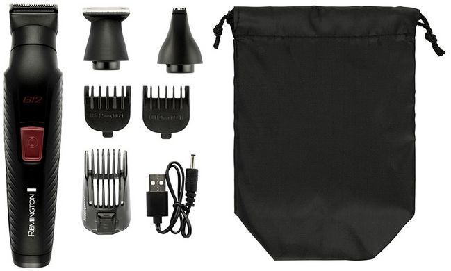 Набір для стрижки Remington Graphite, для голови, вусів, бороди,носа і тіла (393351) PG2120 фото