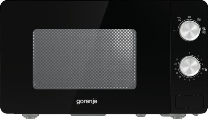 Gorenje Мікрохвильова піч, 17л, мех. керув., 700Вт, чорний (380822) MO17E1B фото