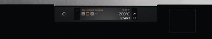 Electrolux Духова шафа електрична, 70л, A++, пара, конвекція, ф-ція пароварки, чорний+нерж (363458) KOAAS31CX фото