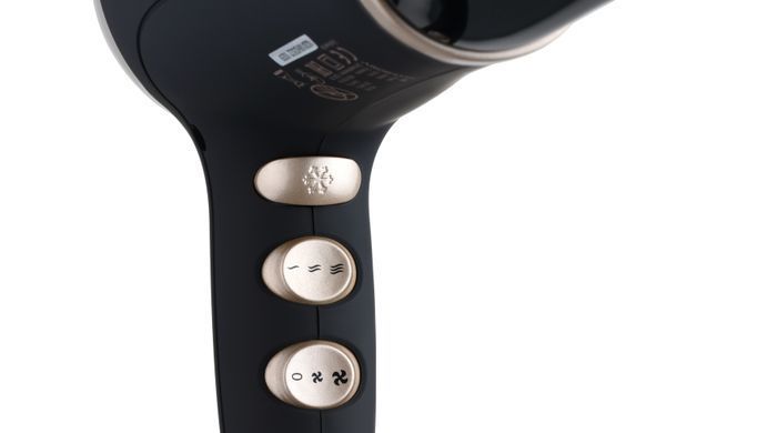 ARDESTO Фен Gemini HD-522, 1800-2200Вт, 2 швидкості, 3 темпер. режими , функція Cool Shot, чорний (302693) HD-522 фото