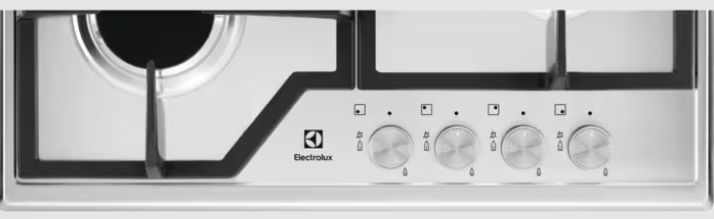 Electrolux Варильна поверхня газова, 60см, чавун, нерж (365806) KGS6426SX фото