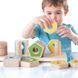 Дерев'яна логічна пірамідка Guidecraft Manipulatives Фігури на різьбі (G6901) dt_2201