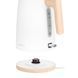 Електрочайник ARDESTO EKL-F420WWD, 1.7л, метал, мат, Strix, білий (376977) EKL-F420WWD