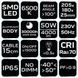 Точечный светильник SMD 50W 4250 lm 230V 99-053