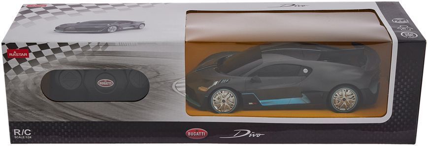 Машинка Rastar Bugatti Divo 1:24 Серый