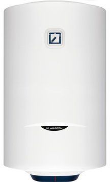 Водонагрівач електр. Ariston круглий BLU1 R PL DRY, 80л, 1,5кВт, сухий тен, мех. кер-ння, C, Італія, білий (311597) 3201454 фото