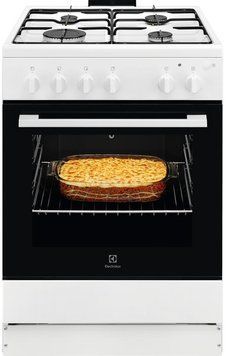 Electrolux Плита газовая, 59л, 60x60см, белый LKG604012W фото