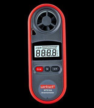 Анемометр цифровий 0,7-30 м/с, -10-45 &deg;C WINTACT WT816A
