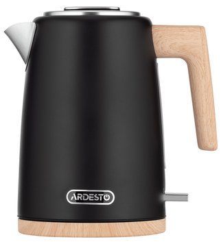 Електрочайник ARDESTO EKL-F420WWD, 1.7л, метал, мат, Strix, чорний (376978) EKL-F420BWD фото