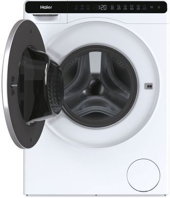 Haier Пральна машина фронтальна, 5кг, 1000, A+++, 44см, дисплей, інвертор, люк чорний, висота 70см, білий (372639) HW50-BP12307 фото