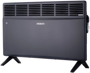 ARDESTO Конвектор електричний CH-2000MCA, 2000 Вт, 20 м2, закритий нагрів. елемент, IP24, мех. керування, антрацит матовий (367406)