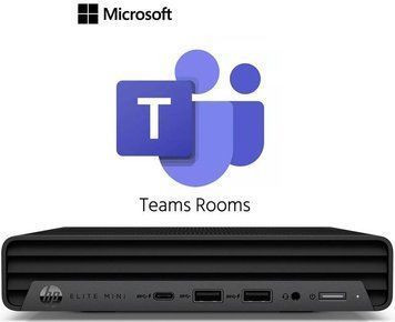 Poly Комп'ютер персональний неттоп Mini Conference G9 PC with Microsoft Team Rooms, Intel i7-12700T, 16GB, F256GB, Wi-Fi 6E, BT 5.3, Win10IoT, чорний (383173) 9C428AW фото
