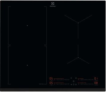 Electrolux Варочная поверхность индукционная, 60см, расширенная зона, датчик кипения, Hob2Hood, черный EIS62453 фото