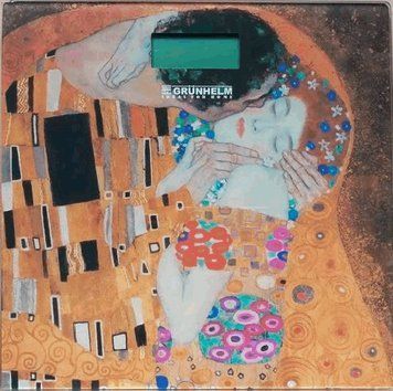 Весы электронные &ndash; BES-KLIMT (Климт, квадрат, макс-180кг) (GRUNHELM) 78259 фото