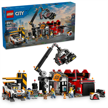 Конструктор LEGO City Свалка с автомобилями 871 деталь (60472)