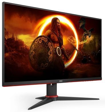 Монiтор TFT AOC 23.8" 24G2SAE/BK VA 165Hz 1ms HDMI DP MM червоний / чорний 24G2SAE/BK фото