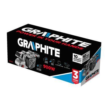 Профессиональная ленточная шлифмашина GRAPHITE 900 Вт, 59G392, с пылесборником и стационарным креплением. 59G395 фото