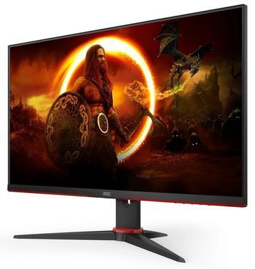Монiтор TFT AOC 23.8" 24G2SAE/BK VA 165Hz 1ms HDMI DP MM червоний / чорний 24G2SAE/BK фото