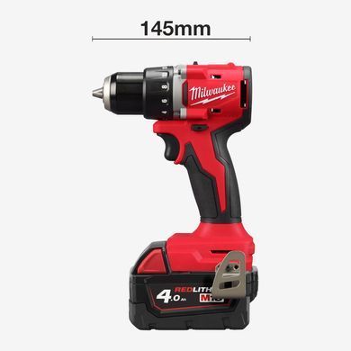Дрель-шуруповерт аккумуляторный MILWAUKEE, M18 BLDDRC-402C 4933492834 фото
