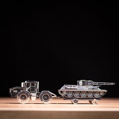 Коллекционная модель-конструктор Metal Time Tractor Slobozhanets Трактор ХТЗ (MT074) dt_94832 фото