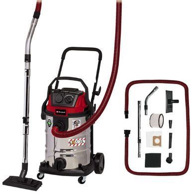 Einhell Пилосос професійний TE-VC 2230 SACL, 1400Вт, 220мБар, контейнер 30л, розетка, клас L, 9.15кг (375001) 2342465 фото