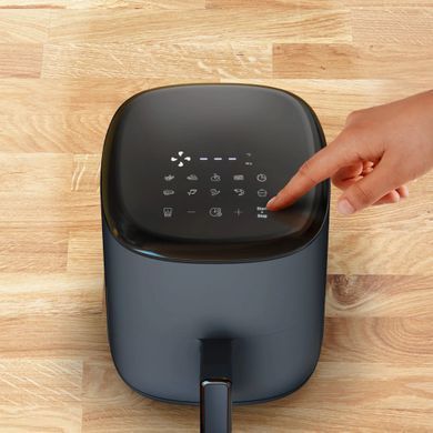 Tefal Мультипіч EasyFry Compact, 1300Вт, чаша-3л, сенсорне керув., пластик, темно-синій (385731) EY145B10 фото
