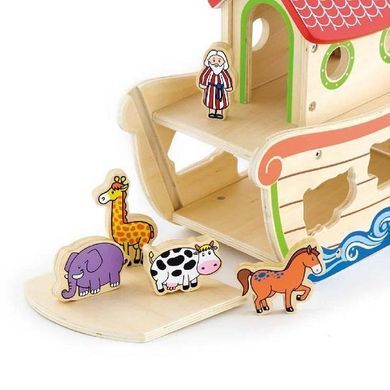 Дерев'яний сортер Viga Toys Ковчег зі звірятами (50345) dt_400 фото