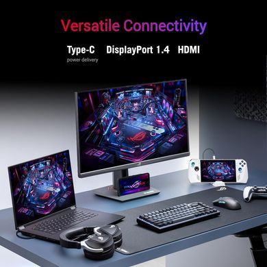Монітор Asus 27" ROG Strix XG279CNS HDMI, DP, USB-C, IPS, 380Hz, 0.3ms, sRGB 110%, AdaptiveSync, Pivot, HDR400 (392828) 90LM0AW0-B01371 фото