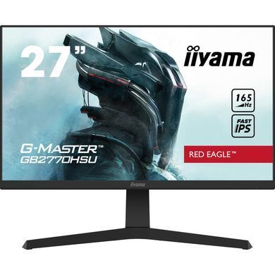 27" 16:9 Fast IPS РК ігровий монітор, 1920х1080, 0,2 мс (MPRT), 180 Гц, Adaptive Sync, 1xHDMI 1.4/1x IIYAMA G2770HS-B1 3727962 фото