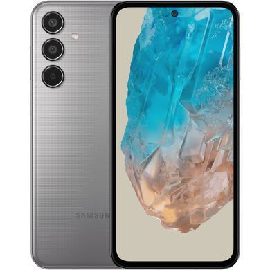 Samsung Смартфон Galaxy M35 5G (M356) 6.6" 6/128ГБ, 2SIM, 6000мА&bull;год, сірий (382828) SM-M356BZABEUC фото
