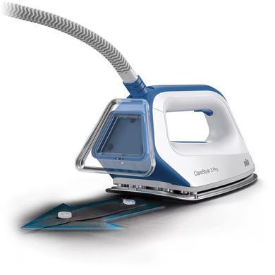 Braun Прасувальна система CareStyle 3, 2400Вт, 2000мл, паровий удар -460гр, нерж. сталь, біло-синій (376480) IS3157BL фото