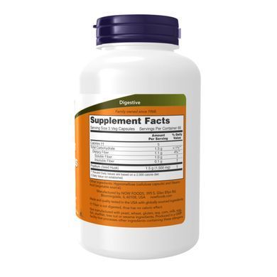 Путешественник (Psyllium Husk), Now Foods, 500 капсул