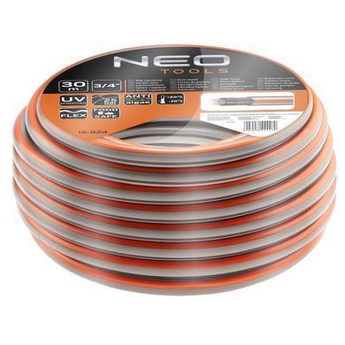 Neo Tools Шланг садовий Optima, 3/4", 30м, 4 шари, до 25 Бар, -20&hellip;+60&deg;C (325020) 15-824 фото
