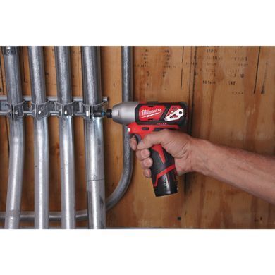 Гвинтокрут акумуляторний 1/4'' HEX MILWAUKEE, M12 BID-0 4933441955 фото