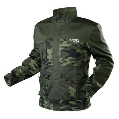 Рабочая куртка Neo Tools 81-211 CAMO, хлопок и полиэстер XL
