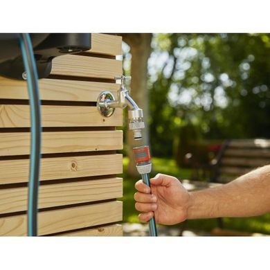 Катушка настенная Gardena RollUp XL бирюзовая + набор для полива 35 м 18630-20.000.00 фото