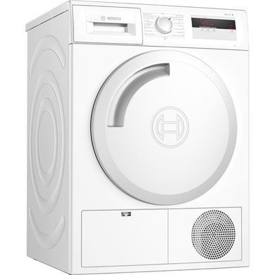 Bosch Сушильна машина тепловий насос, 8кг, A+, 60см, дисплей, білий (364004) WTH83002UA фото