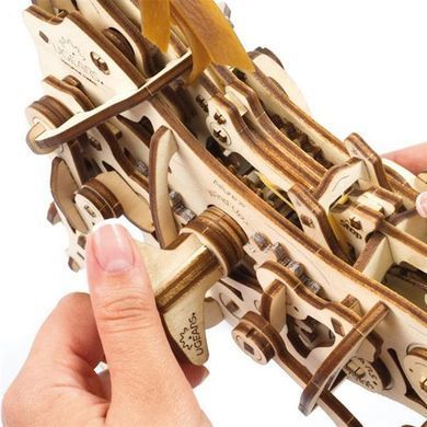 Дерев'яний механічний 3D конструктор Ugears Кінь-Механоїд (70054) dt_93584 фото