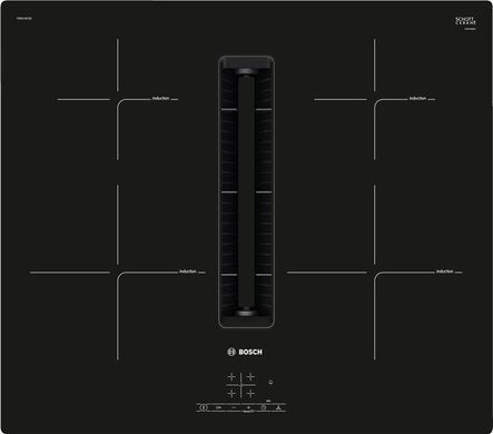 Bosch Варочная поверхность с вытяжкой - индукция/60см/4конф/черный PIE611B15E фото
