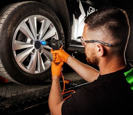 Гайковерт ударний пневматичний 1/2" NEO TOOLS 14-004, 680 Нм, професійний інструмент 14-004 фото