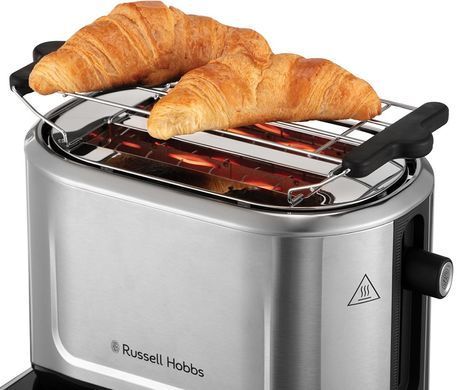 Russell Hobbs Тостер Attentiv 2 Slice, 1500Вт, нержавіюча сталь (363016) 26210-56 фото
