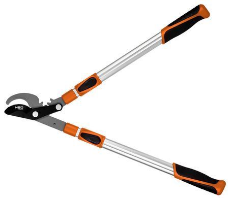 Гілкоріз обхідний NEO TOOLS 665 мм &mdash; обрізка гілок до 42 мм з телескопічними ручками 15-253 фото