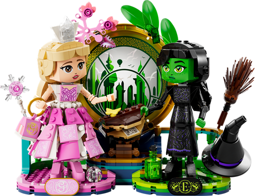 Конструктор LEGO Wicked Фігурки Ельфаби й Ґлінди 558 деталей (75682)