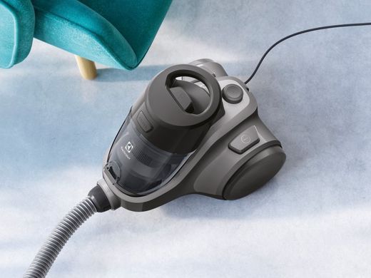 Electrolux Пылесос контейнерный, 750Вт, конт пыль -1.8л, HEPA12, 4 насадки, серебристый EC41-4T фото