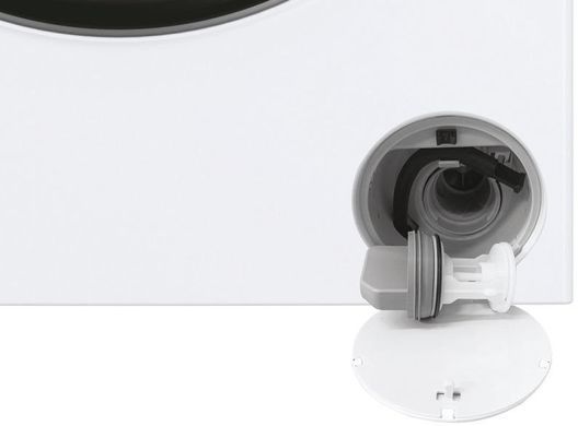 Haier Пральна машина фронтальна, 5кг, 1000, A+++, 44см, дисплей, інвертор, люк чорний, висота 70см, білий (372639) HW50-BP12307 фото