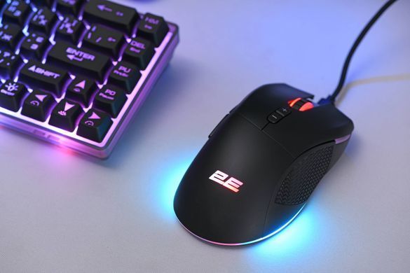 2E Gaming Миша MG350 WL, RGB USB Black (358783) 2E-MG350UB-WL фото
