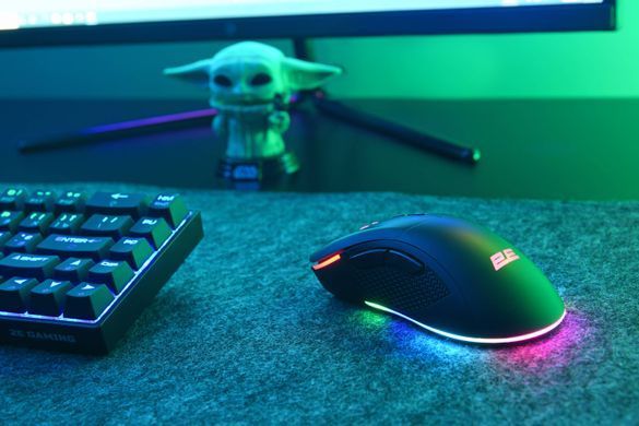 2E Gaming Миша MG350 WL, RGB USB Black (358783) 2E-MG350UB-WL фото