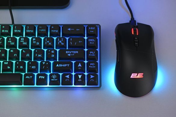2E Gaming Миша MG350 WL, RGB USB Black (358783) 2E-MG350UB-WL фото
