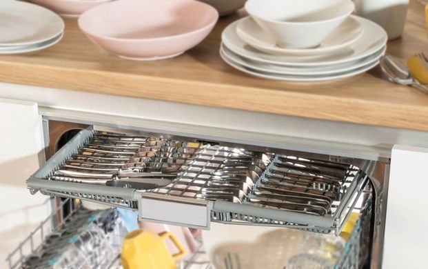 Gorenje Посудомоечная машина встраиваемая, 16компл., A+++, 60см, автоматич откр, сенсорное упр, 3 корзины, белый GV643D60 фото