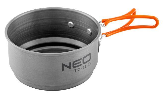 Набір посуду туристичного Neo Tools, 2в1, чохол (63-144)